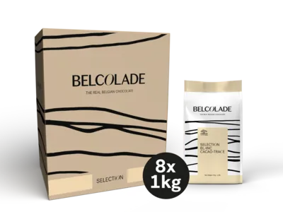 Belcolade Selection Blanc Drops X605/G - Cacao-Trace